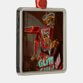 Las Vegas Glitter Gulch Metalen Ornament (Rechts)
