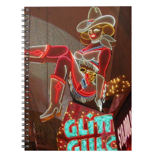 Las Vegas Glitter Gulch Notitieboek (Voorkant)