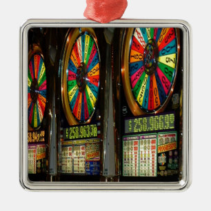 Las Vegas gokautomaten Metalen Ornament