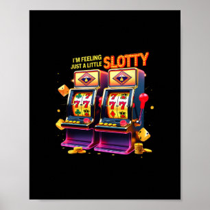 Las Vegas gokliefhebbers Lucky Slot Machine Casino Poster