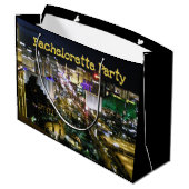 Las Vegas Gold Bachelorette Party Groot Cadeauzakje (Achterkant Gekanteld)