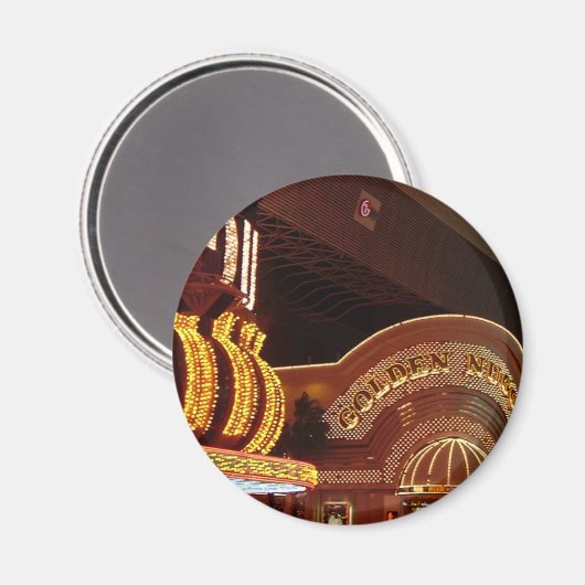 Las Vegas Golden Nugget Magneet (Voorkant / Achterkant)
