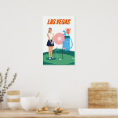 Las Vegas Golf poster (Keuken)