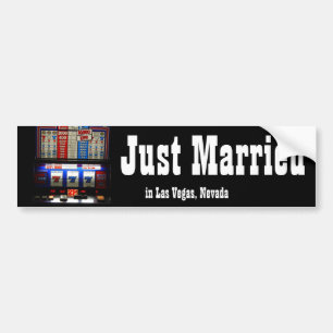 Las Vegas Good Luck Net getrouwd Bumpersticker