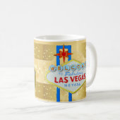 Las Vegas goud Koffiemok (Voorkant rechts)