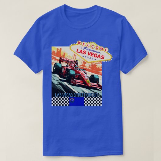 Las Vegas Grand Prix Formule 1 Nevada F1 Verenigde T-shirt (Design voorkant)