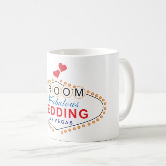 Las Vegas Groom Mok (Voorkant rechts)