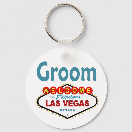 Las Vegas Groom Sleutelhanger (Voorkant)