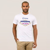 Las Vegas Groom T-shirt (Voorkant volledig)