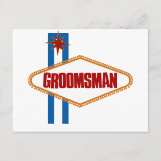 Las Vegas Groomsman Briefkaart