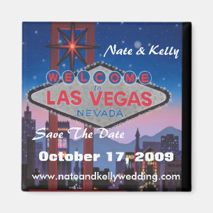 Las Vegas groot, Nate & Kelly, Save The Date, O... Magneet