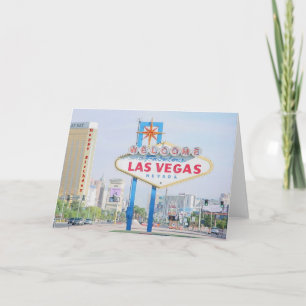 Las Vegas Happy Birthday Kaart