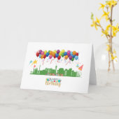 Las Vegas Happy Birthday Kaarten (Gele Bloem)