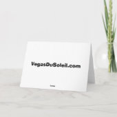 Las Vegas Happy Holiday Kaart (Achterkant)