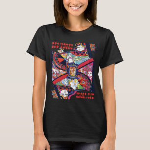 Las Vegas Hartenvrouw Rood Reizen T-shirt