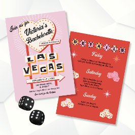 Las Vegas hartteken Bachelorette Weekend Kaart