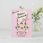 Las Vegas hartteken Bachelorette Weekend Kaart (Staand voorkant)