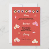 Las Vegas hartteken Bachelorette Weekend Kaart (Achterkant)