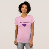 Las Vegas Heart Glow T-Shirt (Voorkant volledig)