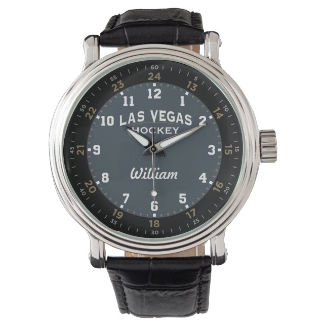 Las Vegas Hockey 24-uurs horloge (Voorkant)