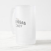 Las Vegas Hockey Frosted Glass Mok (Voorkant links)