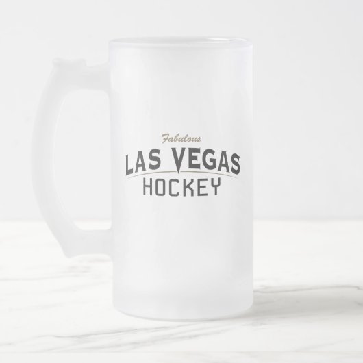 Las Vegas Hockey Frosted Glass Mok (Links)