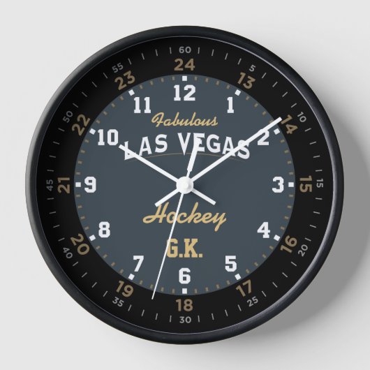 Las Vegas Hockey Gold Bracelet Watch (Voorkant)