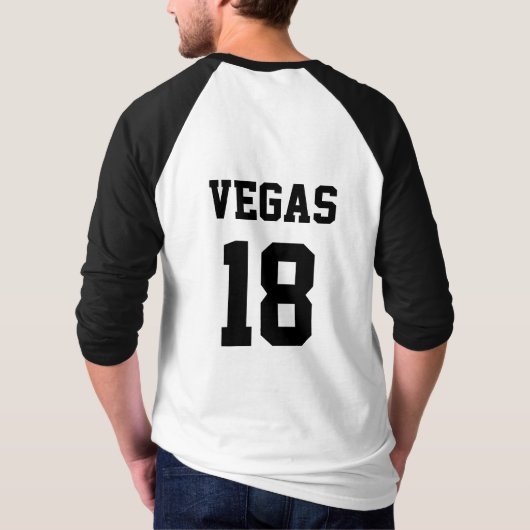 Las Vegas Hockey T-shirt met lange mouwen (Achterkant)