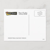 Las Vegas Holiday Motel Retro Neon Briefkaart (Achterkant)