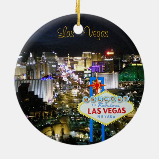 Las Vegas Holiday Ornament (Achterkant)
