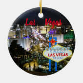 Las Vegas Holiday Red Ornament (Achterkant)