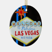 Las Vegas Holiday Season Keramisch Ornament (Rechts)