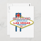 Las Vegas Honeymoon Briefkaart (Voorkant / Achterkant)