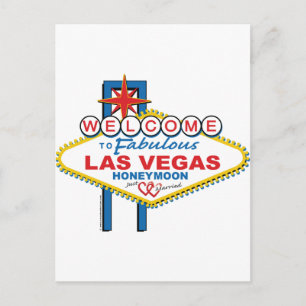 Las Vegas Honeymoon Briefkaart
