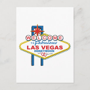 Las Vegas Honeymoon Briefkaart