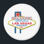 Las Vegas Honeymoon Magneet<br><div class="desc">Las Vegas Honeymoon Design</div>