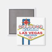 Las Vegas Honeymoon Magneet (Voorkant / Achterkant)