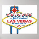 Las Vegas Honeymoon Poster (Voorkant)