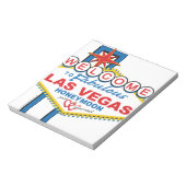Las Vegas Honeymoon retro Notitieblok (Linkerzijde)