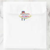 Las Vegas Honeymoon Ronde Sticker (Tas)