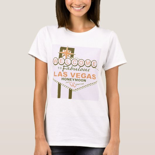 Las Vegas Honeymoon T-shirt (Voorkant)