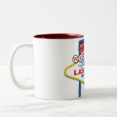 Las Vegas Honeymoon Tweekleurige Koffiemok (Links)
