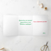 Las Vegas Hotel & Casino Drievoudige Brief Vouwkaa Drieluik Wenskaart (Binnen)