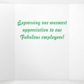 Las Vegas Hotel & Casino Drievoudige Brief Vouwkaa Drieluik Wenskaart (Binnenkant midden)