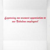 Las Vegas Hotel & Casino Trifold Letter Kaart (Binnenkant midden)