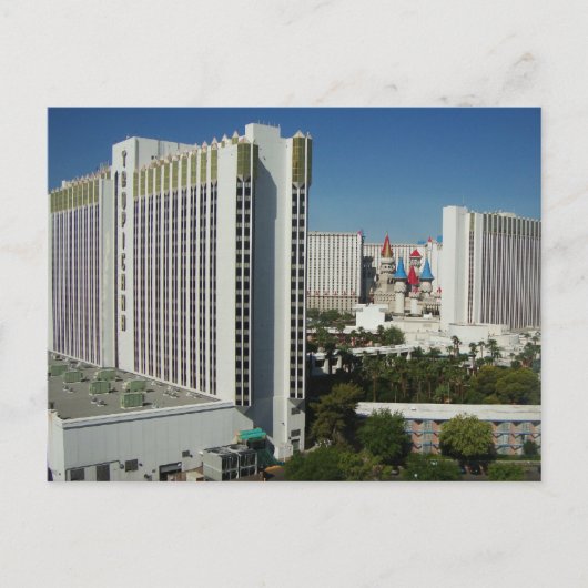 Las Vegas Hotels Briefkaart (Voorkant)