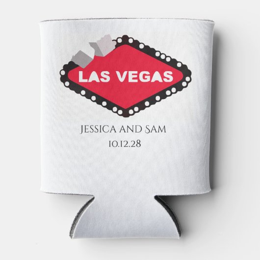 Las Vegas Huwelijk Blikjeskoeler (Voorkant)