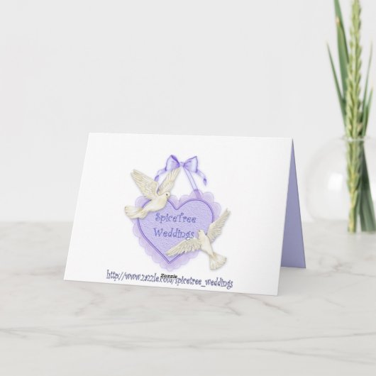 Las Vegas - Huwelijk Kaart (Achterkant)