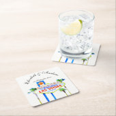 Las Vegas-huwelijk Kartonnen Onderzetters (Insitu)