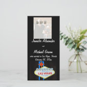 Las Vegas huwelijksaankondiging Aankondiging (Staand voorkant)